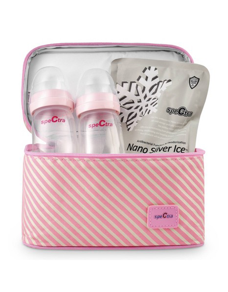 Spectra Cooler Kit Bag with Ice Pack and 2 Bottles - The Breastfeeding  Center, LLC