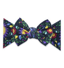 Baby Bling Baby Bling Printed Knot Headband Black