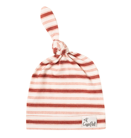 Copper Pearl Copper Pearl Top Knot Hats 0-4 Months Dots & Stripes