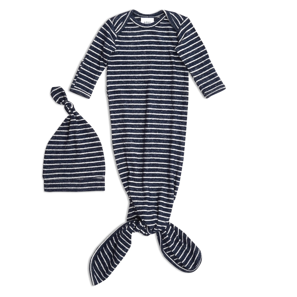 aden + anais Snuggle Knit 2-PC Hat/Gown - The Breastfeeding Center 