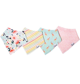 Copper Pearl Copper Pearl Bandana Bibs Floral 4-pack