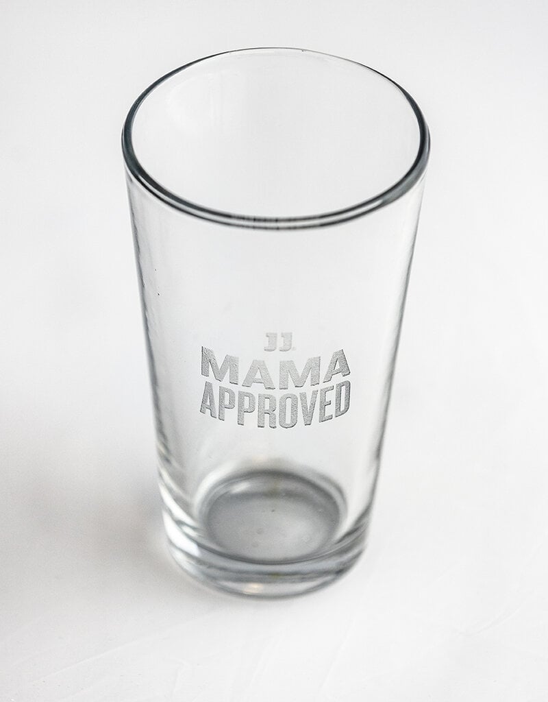 JJ Mama Approved Pint Glass
