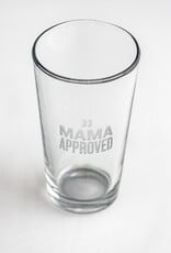 JJ MAMA APPROVED PINT GLASS