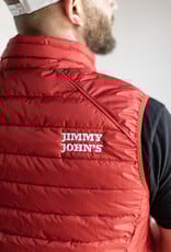 MEN'S RED PUFFER VEST