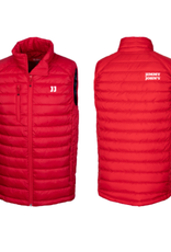 MEN'S RED PUFFER VEST