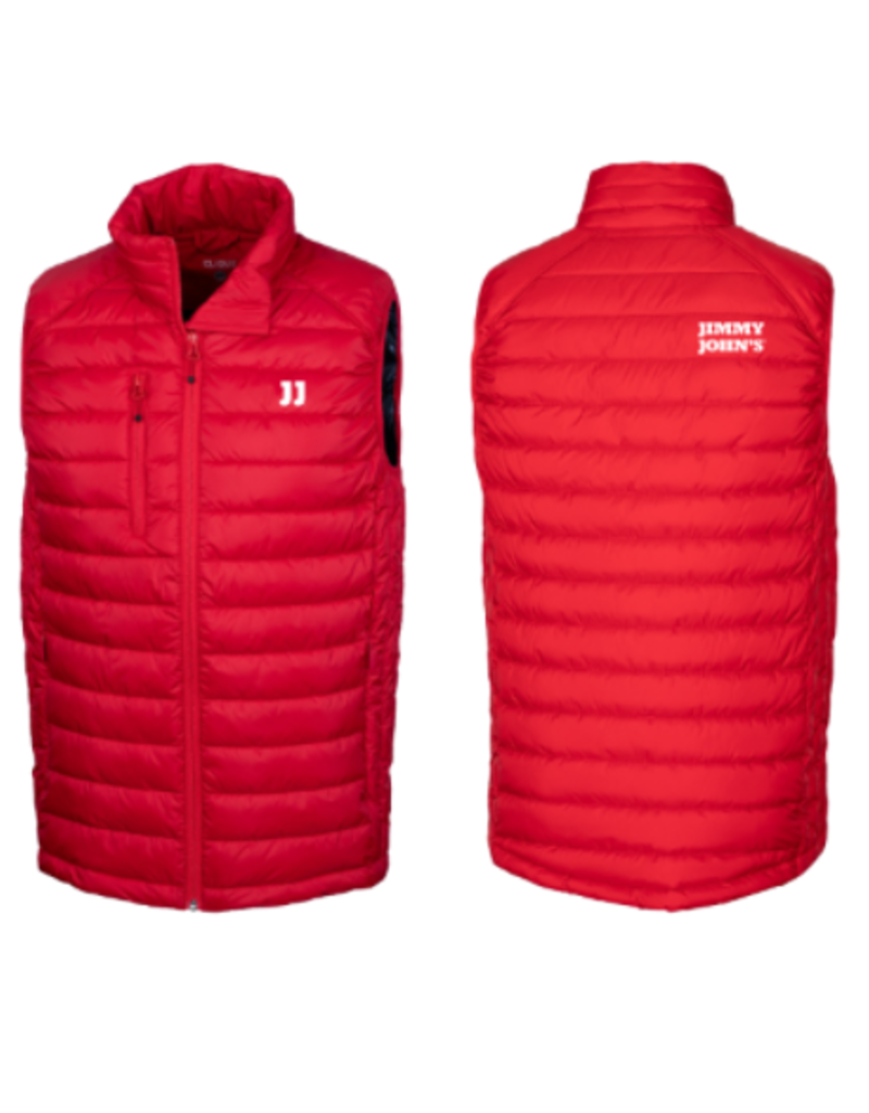 MEN'S RED PUFFER VEST