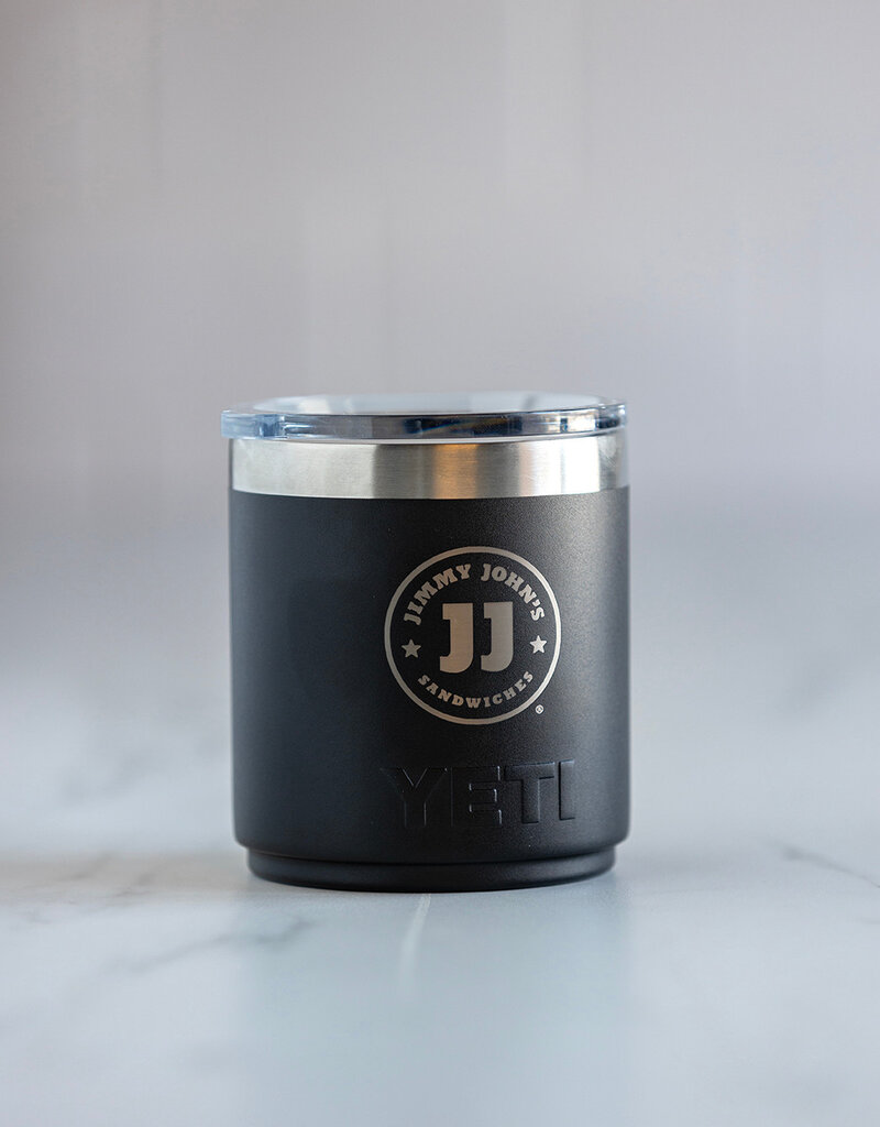 Jimmy John’s YETI Rambler® Black 10 oz Lowball
