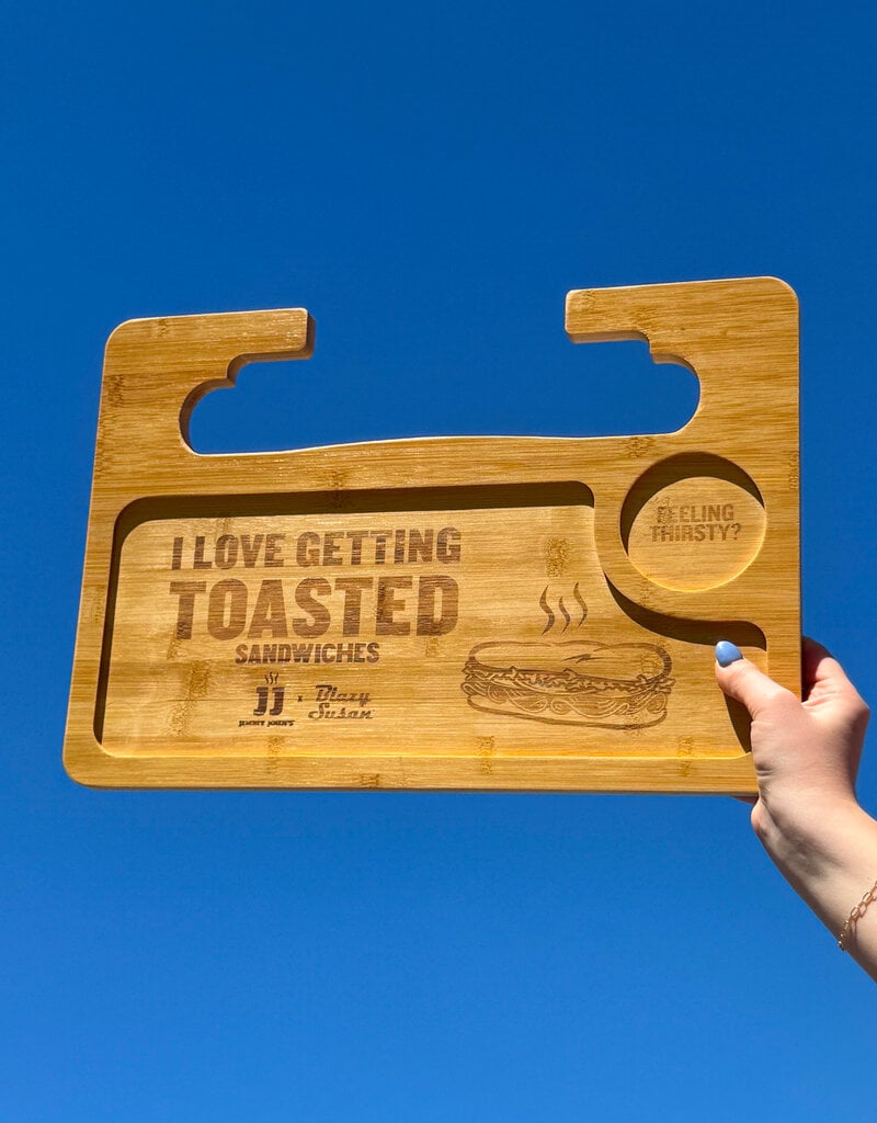 SOLD OUT Blazy Susan x Jimmy John’s® Custom Steering Wheel Eating Tray