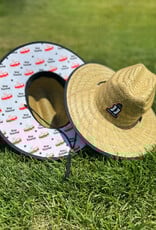 "Stay Toasted" Straw Beach Hat