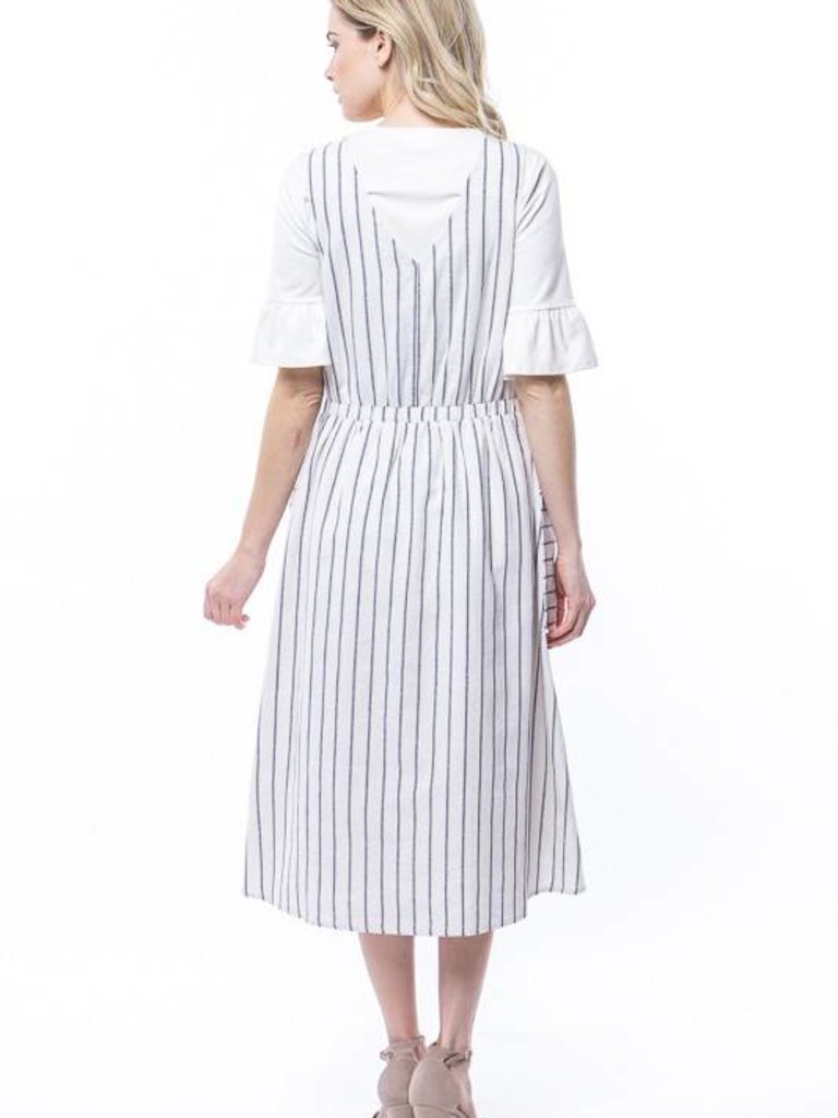 grey jumper dress with belt