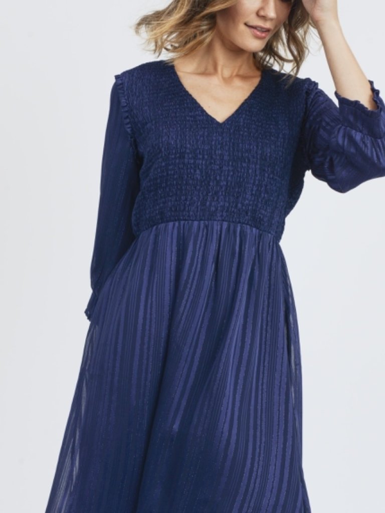 glitter smock dress