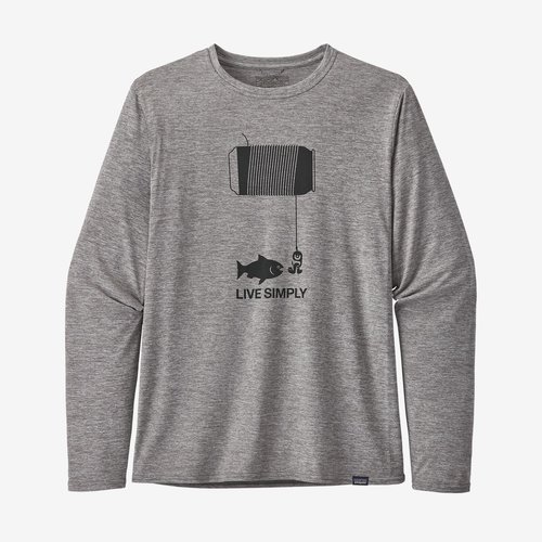 Patagonia Men's Long-sleeve Capilene Cool Daily Graphic Shirt Patagonia Men's Long-sleeve Capilene Cool Daily Graphic Shirt