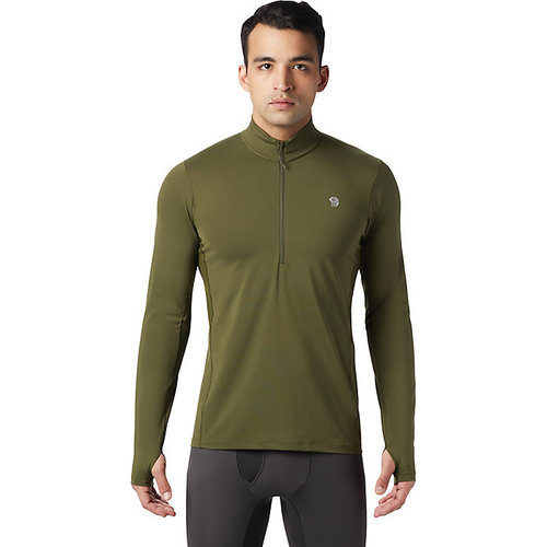 Mountain Hardwear Mens Ghee™ Long Sleeve 1/2 Zip Mountain Hardwear Mens Ghee™ Long Sleeve 1/2 Zip