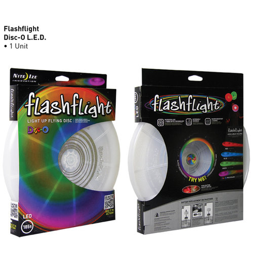 Nite Ize Flashflight® Light Up Flying Disc Disc-O Nite Ize Flashflight® Light Up Flying Disc Disc-O