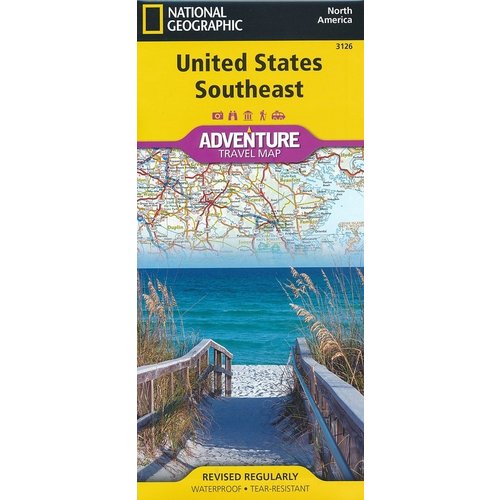 National Geographic Maps 3126 :: United States Southeast Map National Geographic Maps 3126 :: United States Southeast Map