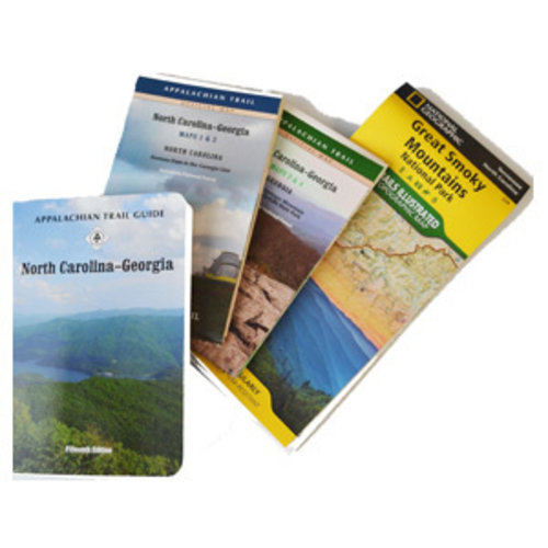 North Carolina/Georgia AT Guidebook & Map Set