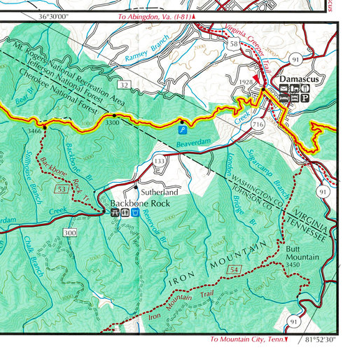 Tennessee/North Carolina AT Map Set