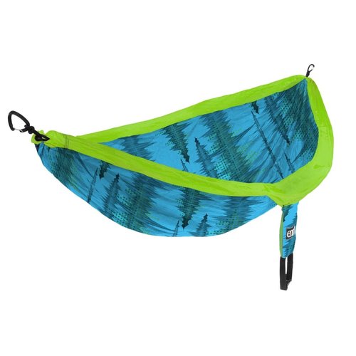 ENO Hammocks ENO Doublenest Hammock Print Soundwave Aqua ENO Hammocks ENO Doublenest Hammock Print Soundwave Aqua