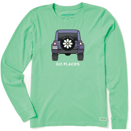 Life is Good Women's Long Sleeve Crusher Tee Life is Good Women's Long Sleeve Crusher Tee