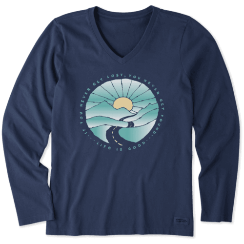 Life is Good Women's Long Sleeve Crusher Vee Life is Good Women's Long Sleeve Crusher Vee
