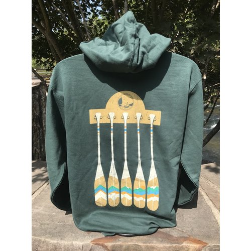 NOC Paddle Rack Full Zip Hooded Sweatshirt NOC Paddle Rack Full Zip Hooded Sweatshirt