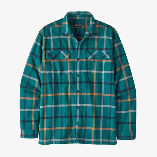Patagonia Men's Long-Sleeved Organic Cotton Midweight Fjord Flannel Shirt Patagonia Men's Long-Sleeved Organic Cotton Midweight Fjord Flannel Shirt