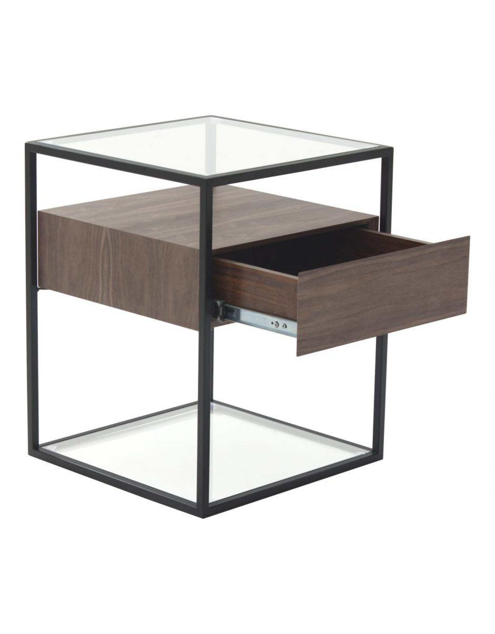 Monroe & Kent CLARO SIDE TABLE WALNUT