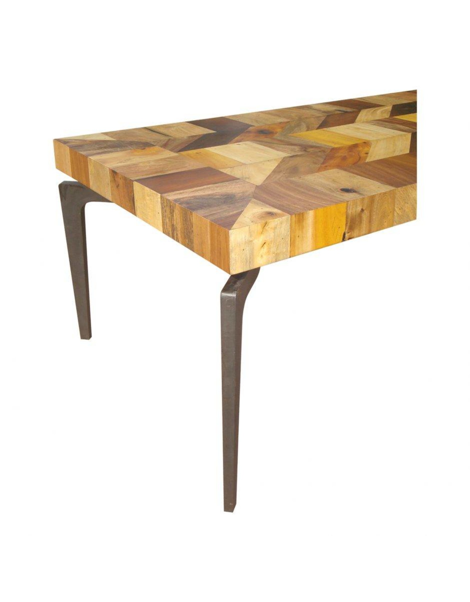 Monroe & Kent GAJEL DINING TABLE WITH METAL LEGS