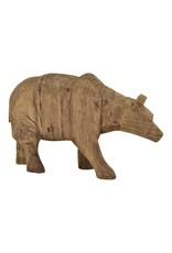 Monroe & Kent WOODEN GRIZZLY BEAR