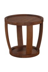 Monroe & Kent DYLAN ROUND END TABLE RUSTIC WALNUT