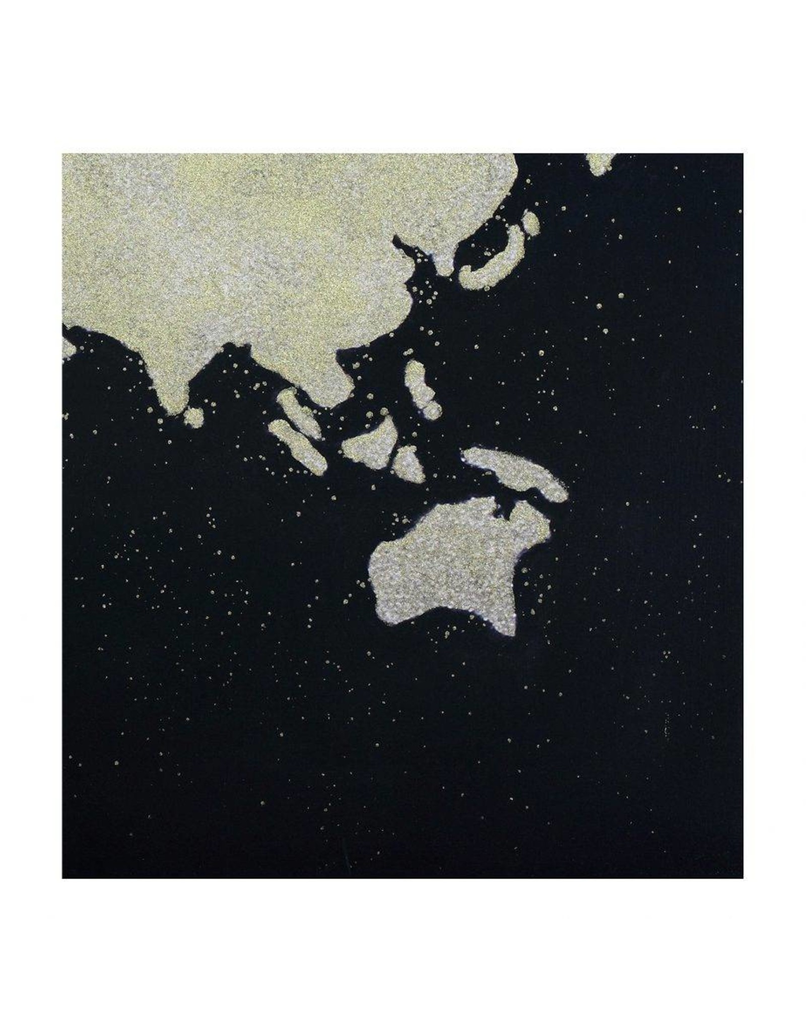 Monroe & Kent BLACK MAP WALL DECOR