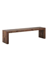 Monroe & Kent VINTAGE BENCH LARGE LIGHT BROWN