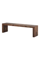 Monroe & Kent VINTAGE BENCH LARGE LIGHT BROWN
