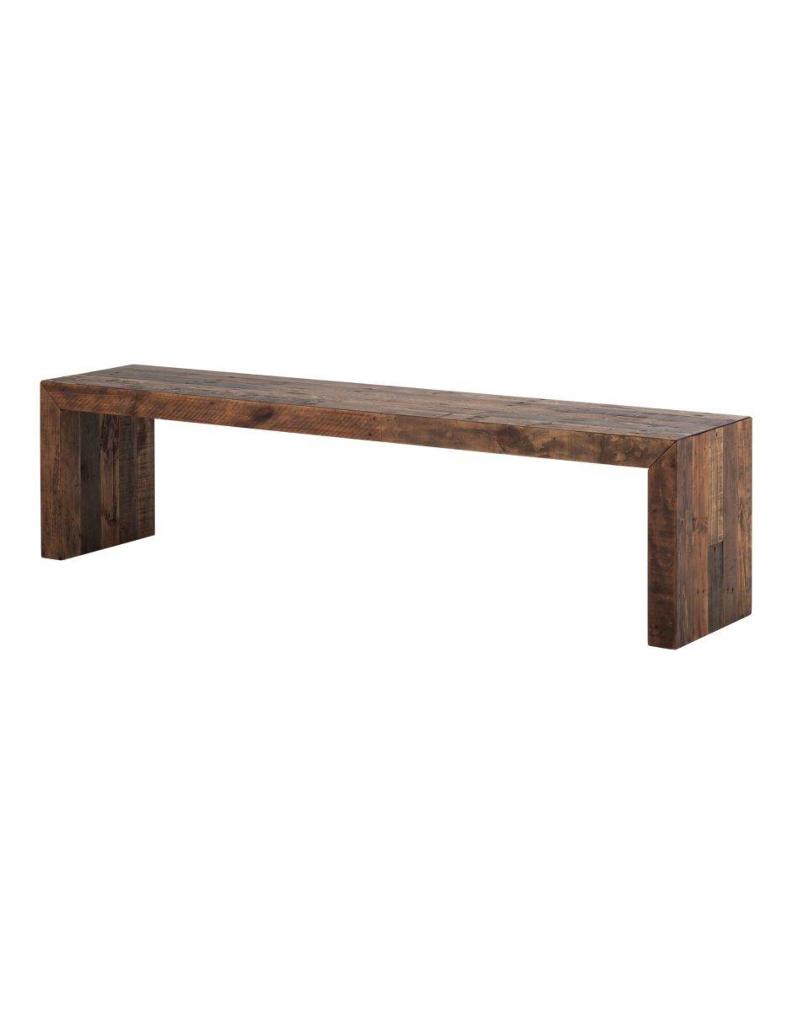 Monroe & Kent VINTAGE BENCH LARGE LIGHT BROWN