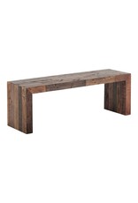 Monroe & Kent VINTAGE BENCH SMALL LIGHT BROWN