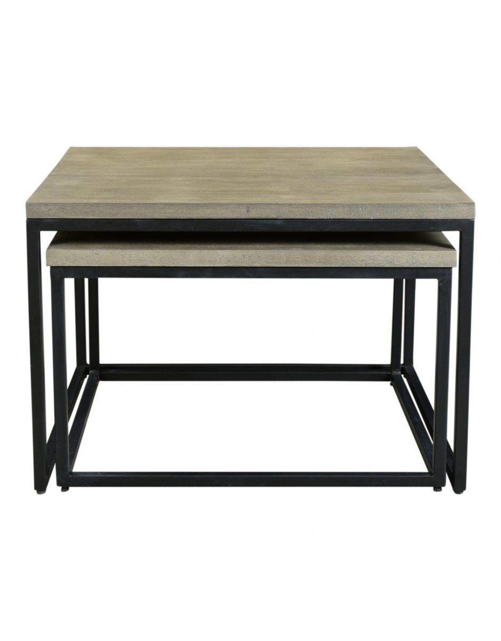 Monroe & Kent DREY SQUARE NESTING COFFEE TABLES SET OF 2