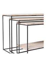 Monroe & Kent LOWELL NESTED CONSOLE TABLES SET OF THREE