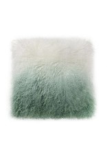 Monroe & Kent LAMB FUR PILLOW LIGHT GREEN SPECTRUM