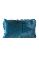 Monroe & Kent GOAT FUR BOLSTER TEAL