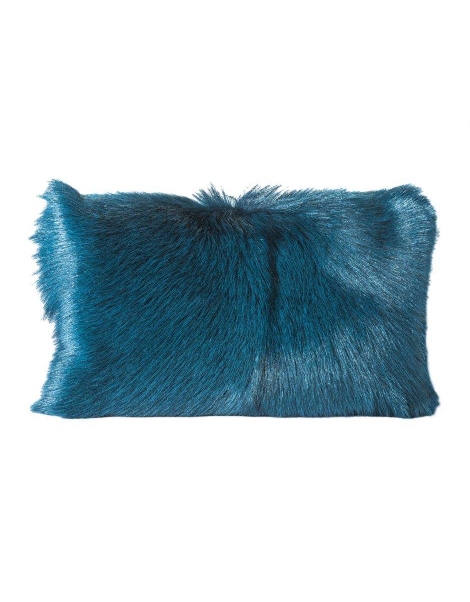 Monroe & Kent GOAT FUR BOLSTER TEAL