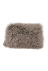 Monroe & Kent LAMB FUR PILLOW RECT. GREY