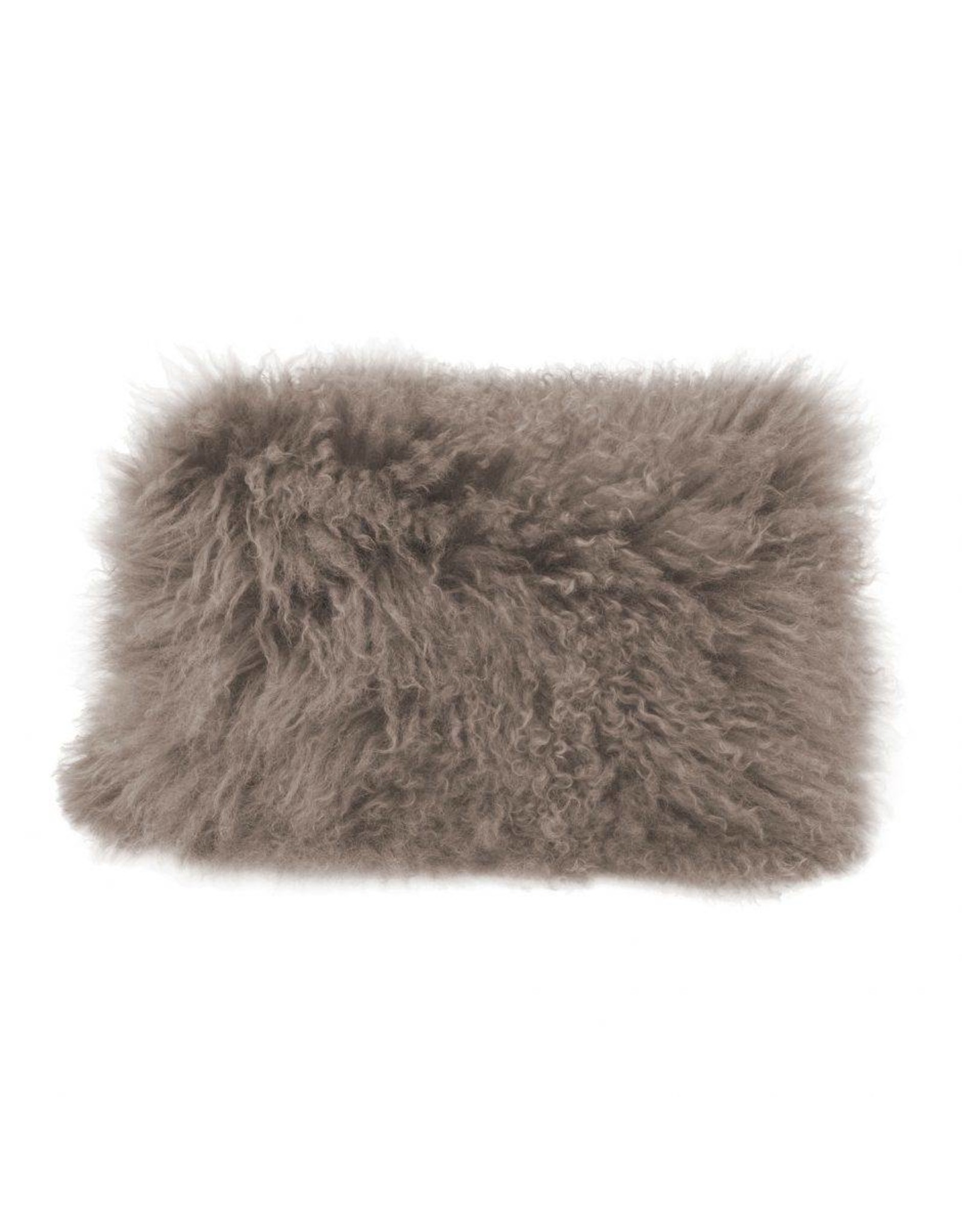 Monroe & Kent LAMB FUR PILLOW RECT. GREY