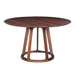Monroe & Kent ALDO ROUND DINING TABLE WALNUT