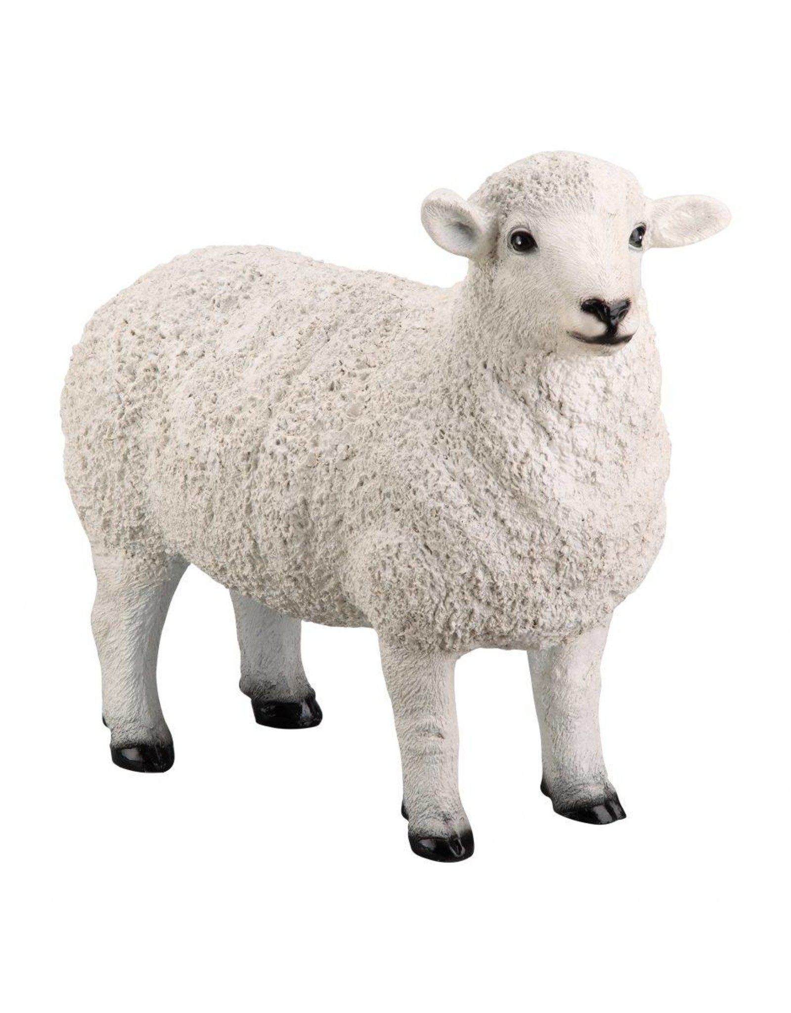 Monroe & Kent DOLLY SHEEP STATUE WHITE