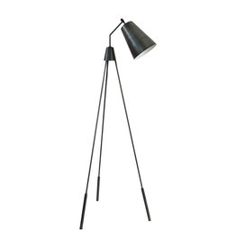 Monroe & Kent AMATO FLOOR LAMP SILVER