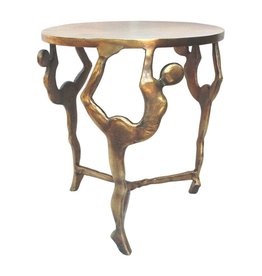 Monroe & Kent SENTINEL ACCENT TABLE BRASS
