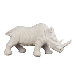 Monroe & Kent RHINO SCULPTURE WHITE