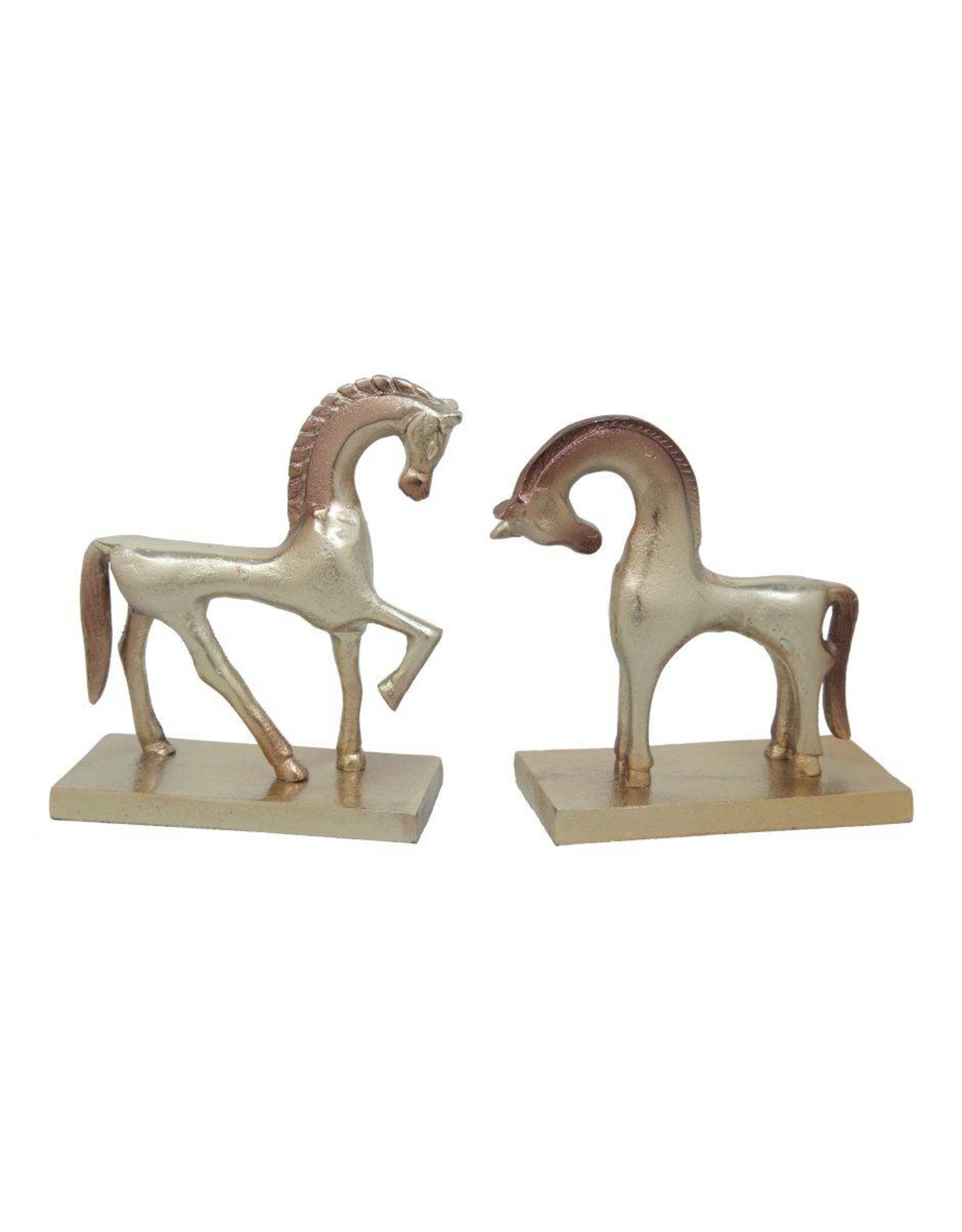 Monroe & Kent APOLLO AND ARTEMIS HORSE SCULPTURES SET OF TWO