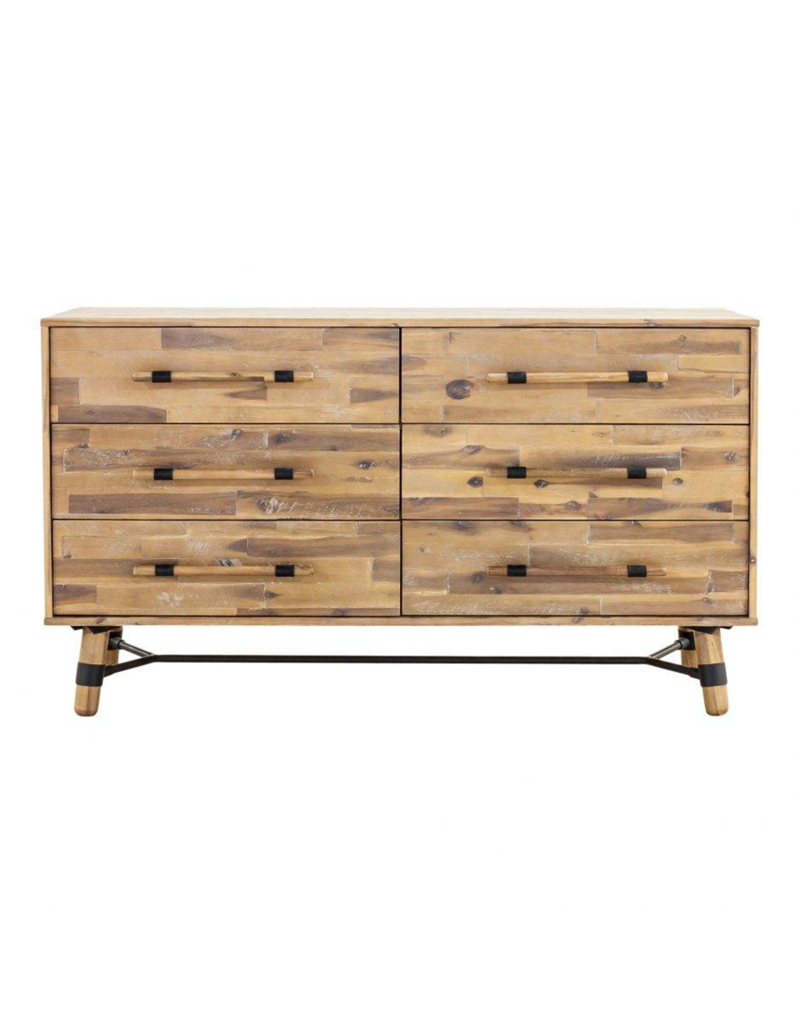 Monroe & Kent HUDSON 6 DRAWER LOW DRESSER