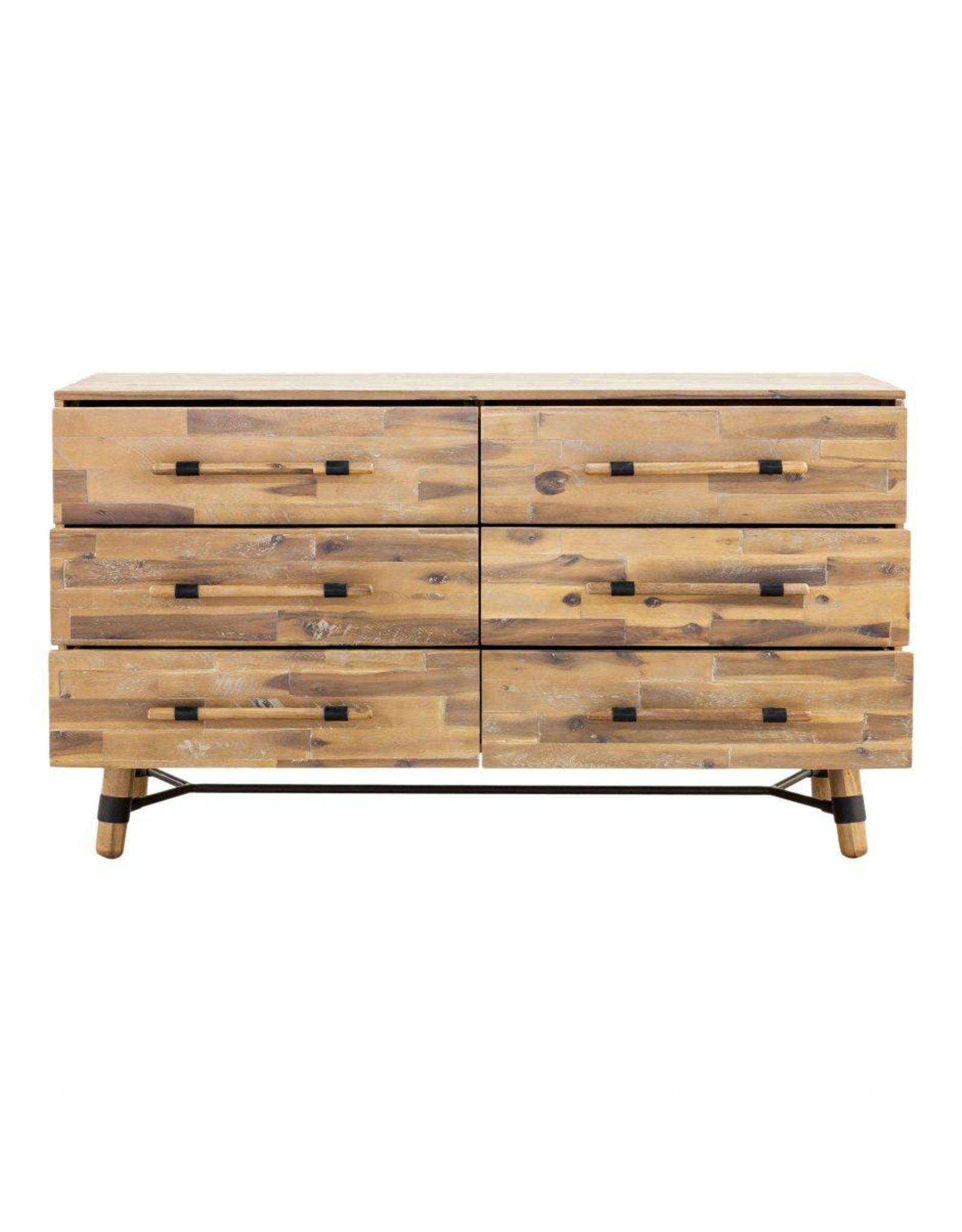 Monroe & Kent HUDSON 6 DRAWER LOW DRESSER